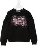 MSGM Kids Sweater verfraaid met pailletten Zwart - Thumbnail 1