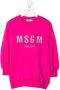 MSGM Kids Sweaterjurk met logoprint Roze - Thumbnail 1