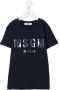 MSGM Kids T-shirt met logoprint Blauw - Thumbnail 1