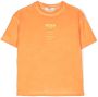 MSGM Kids T-shirt met logoprint Oranje - Thumbnail 1