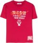 MSGM Kids T-shirt met logoprint Roze - Thumbnail 1