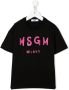 MSGM Kids T-shirt met logoprint Zwart - Thumbnail 1