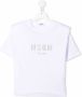 MSGM Kids T-shirt met ronde hals Wit - Thumbnail 1