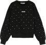 MSGM Kids T-shirt verfraaid met kristallen Zwart - Thumbnail 1