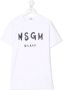 MSGM Kids T-shirtjurk met logoprint Wit - Thumbnail 1
