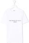 MSGM Kids Top met logo Wit - Thumbnail 1
