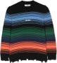 MSGM Kids Trui met geborduurd logo Zwart - Thumbnail 1