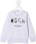 MSGM Kids Trui met logoprint Grijs - Thumbnail 1