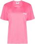 MSGM T-shirt met geborduurd logo Roze - Thumbnail 1