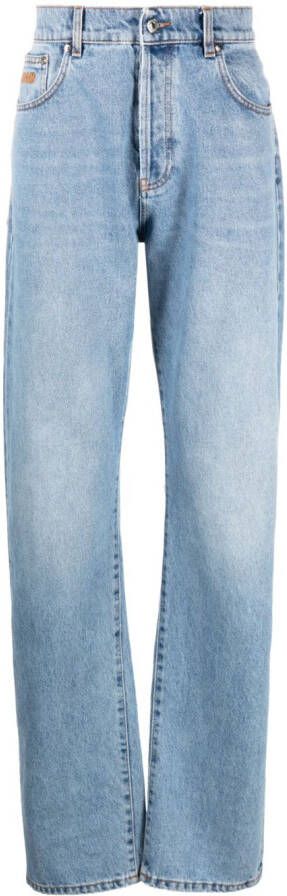 MSGM Ruimvallende jeans Blauw