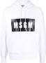 MSGM Hoodie met logoprint Wit - Thumbnail 1