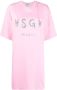 MSGM T-shirtjurk met logoprint Roze - Thumbnail 1