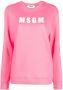 MSGM Sweater met ronde hals Roze - Thumbnail 1