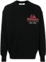 MSGM Sweater met logoprint Zwart - Thumbnail 1