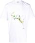 MSGM T-shirt met logoprint Wit - Thumbnail 1