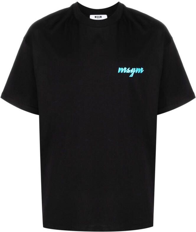 MSGM T-shirt met logoprint Zwart