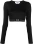 MSGM Cropped top Zwart - Thumbnail 1