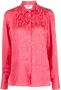 MSGM Satijnen blouse Roze - Thumbnail 1