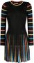 MSGM Jurk met lange mouwen Zwart - Thumbnail 1