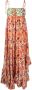 MSGM Maxi-jurk met bloemenprint Oranje - Thumbnail 1