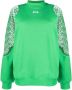 MSGM Sweater met ronde hals Groen - Thumbnail 1