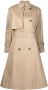 MSGM Trenchcoat met mesh vlak Beige - Thumbnail 1