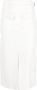 MSGM Midi-rok van imitatieleer Wit - Thumbnail 1