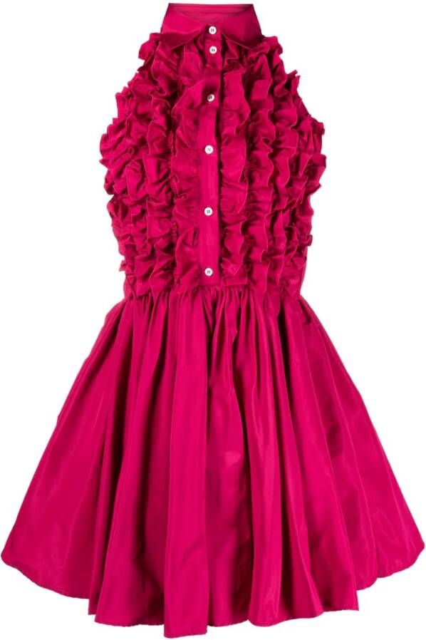 MSGM Mini-jurk met ruches Roze