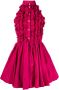 MSGM Mini-jurk met ruches Roze - Thumbnail 1