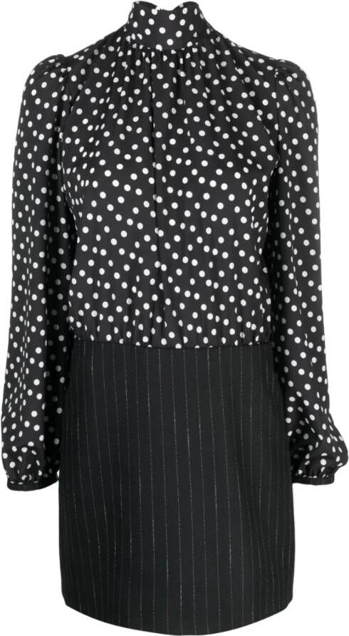 MSGM Mini-jurk met stippen Zwart