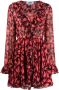 MSGM Mini-jurk met vlinder patroon Roze - Thumbnail 1