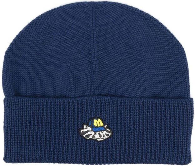 MSGM Muts met logopatch Blauw