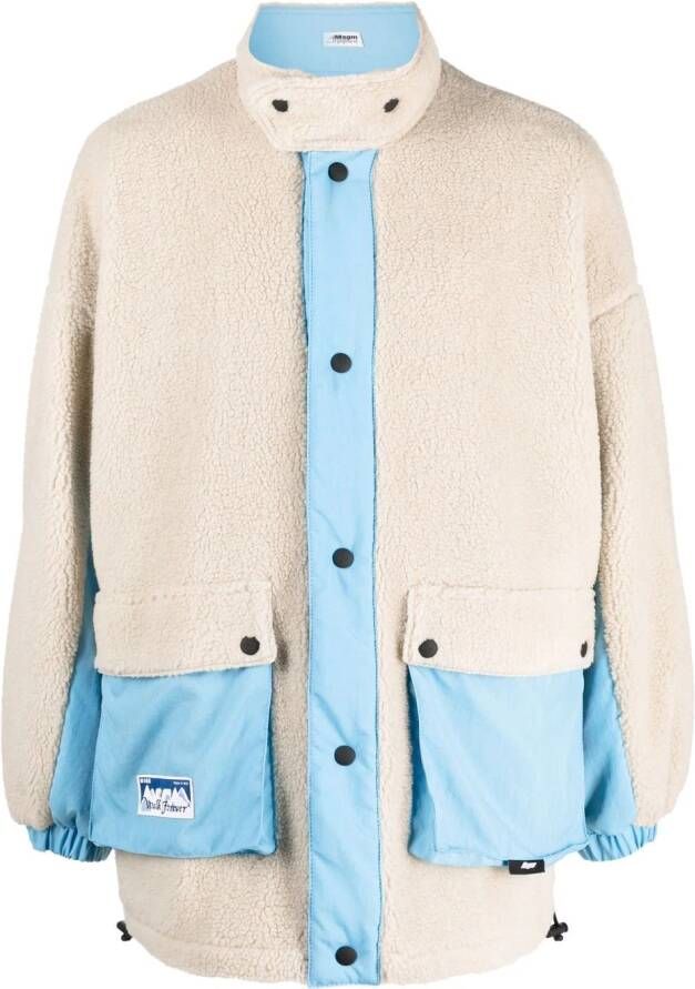 MSGM Omkeerbaar jack Blauw