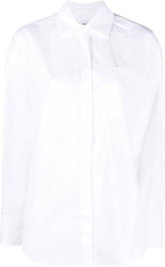 MSGM Overhemd met zakdetail Wit