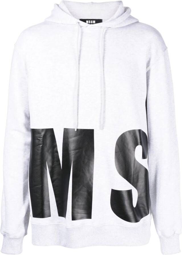 MSGM Oversized hoodie Grijs