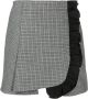 MSGM Mini-rok met ruches Grijs - Thumbnail 1