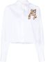 MSGM Blouse verfraaid met pailletten Wit - Thumbnail 1