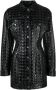 MSGM Shirtjack van imitatieleer Zwart - Thumbnail 1