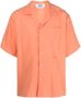 MSGM Overhemd met korte mouwen Oranje - Thumbnail 1