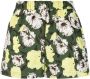 MSGM Shorts met bloemenprint Groen - Thumbnail 1
