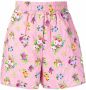 MSGM Shorts met bloemenprint Roze - Thumbnail 1
