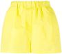 MSGM Shorts met elastische tailleband Geel - Thumbnail 1