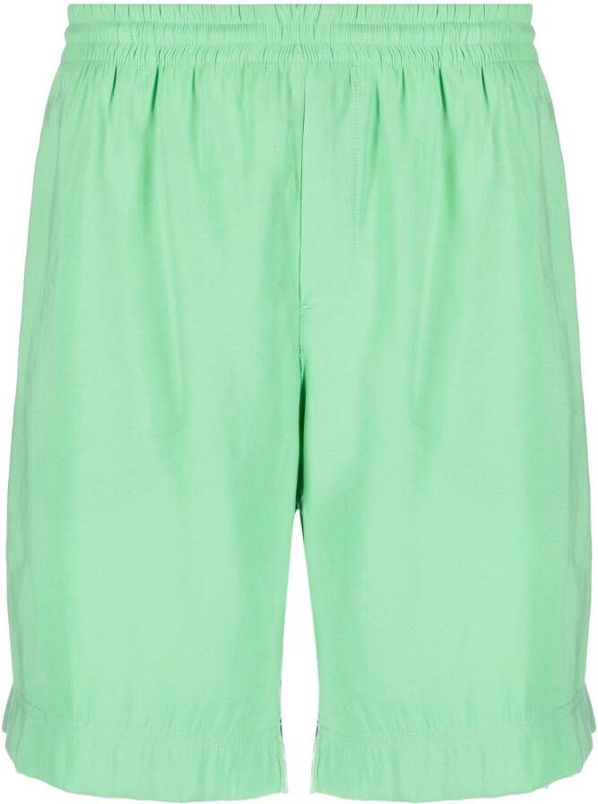 MSGM Shorts met elastische tailleband Groen