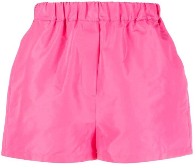 MSGM Shorts met elastische tailleband Roze