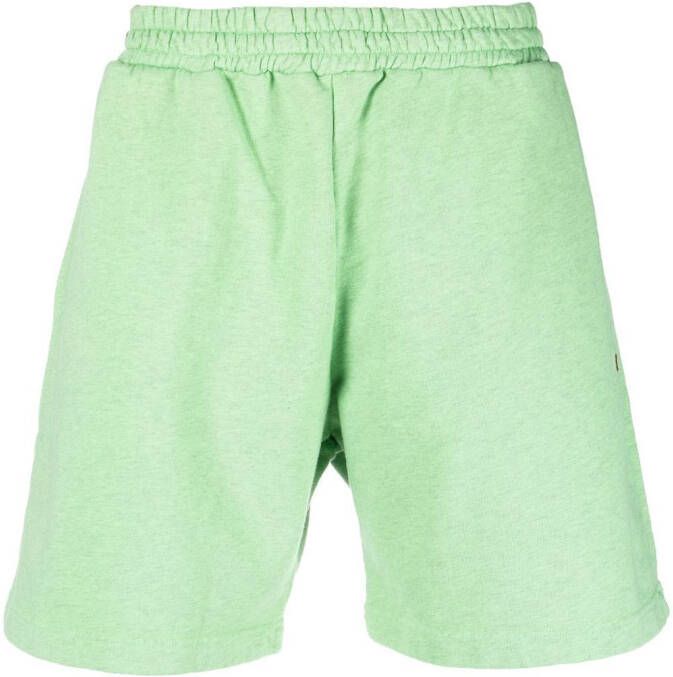 MSGM Shorts met geborduurd logo Groen