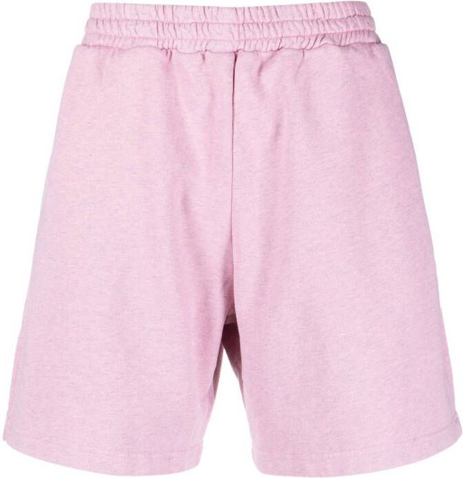 MSGM Shorts met geborduurd logo Roze