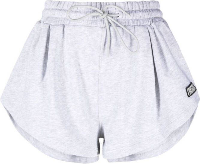 MSGM Shorts met logopatch Grijs