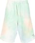 MSGM Shorts met logoprint Groen - Thumbnail 1