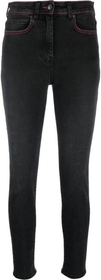 MSGM Skinny jeans met tonaal stiksel Zwart