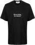MSGM T-shirt met tekst Zwart - Thumbnail 1